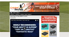 Desktop Screenshot of cricketsecrets.com